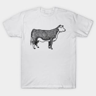 Cow Hand Drawn T-Shirt